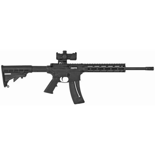 Smith & Wesson M&P15-22 Sport .22 LR Blue/Black Rifle w/ MP100 4MOA Red/Green Dot Optic